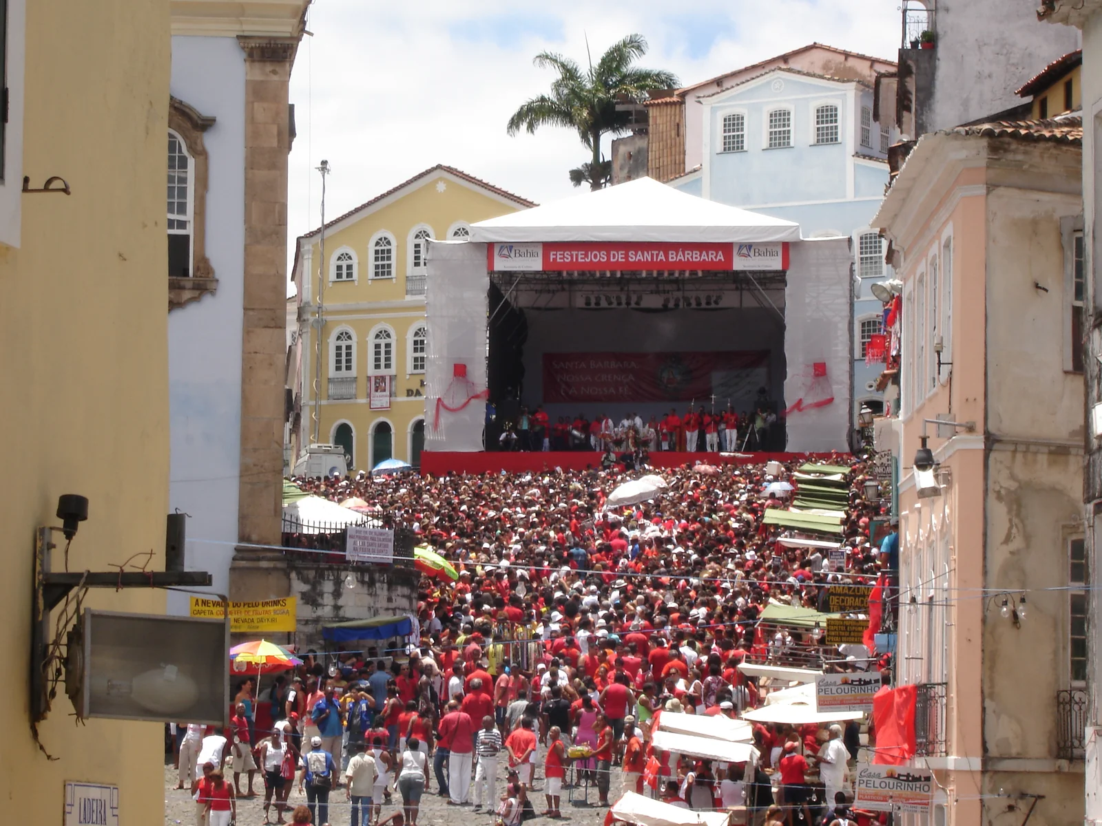 Festa de santa Bárbara. Pelorinho Salvador