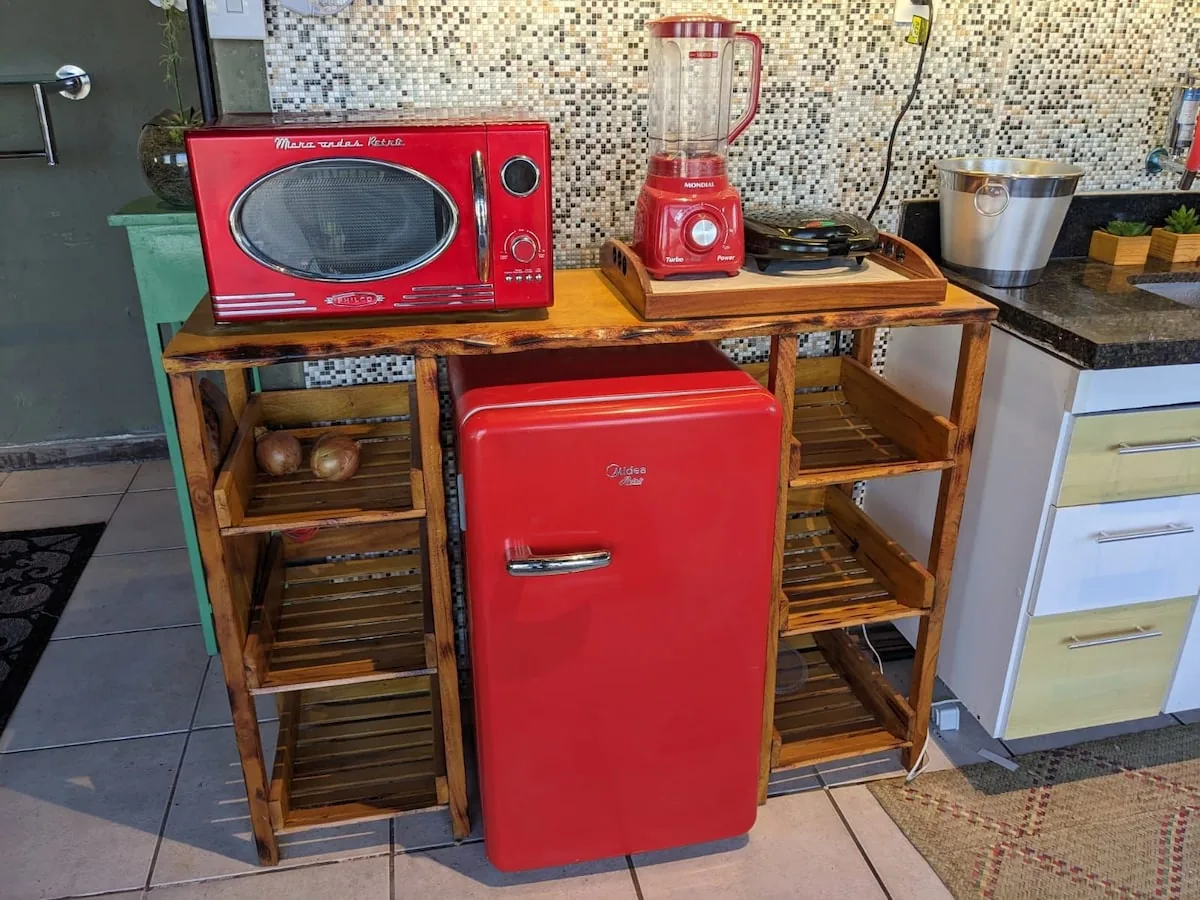 Cozinha completa — Vista do Elevador e Mar + Jacuzzi, Salvador, Bahia