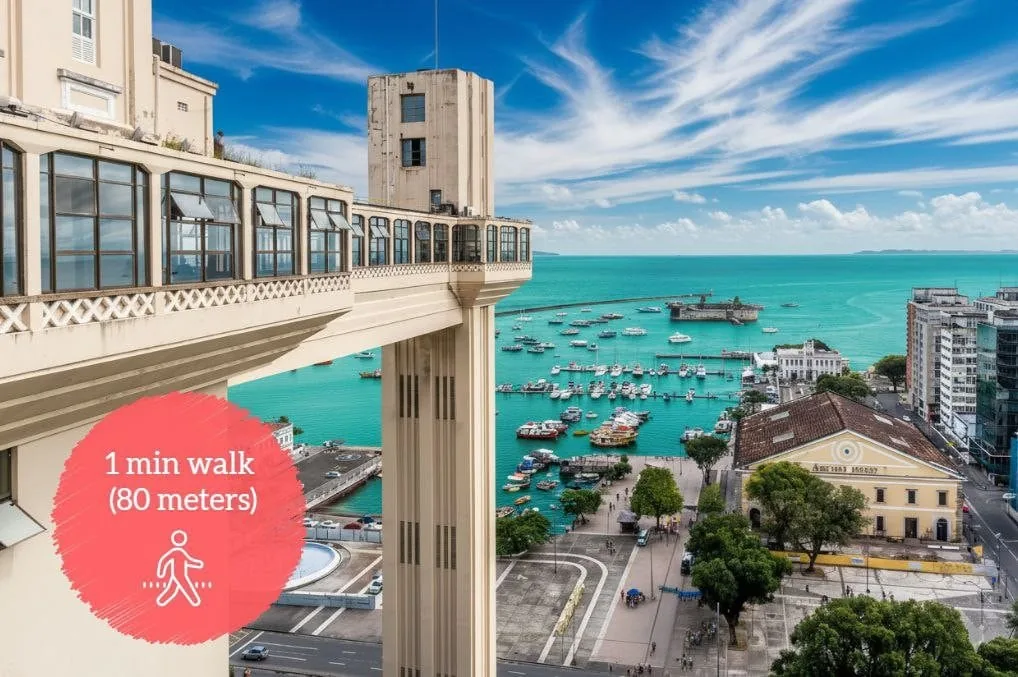 Fotos adicionais — Vista do Elevador e Mar + Jacuzzi, Salvador, Bahia